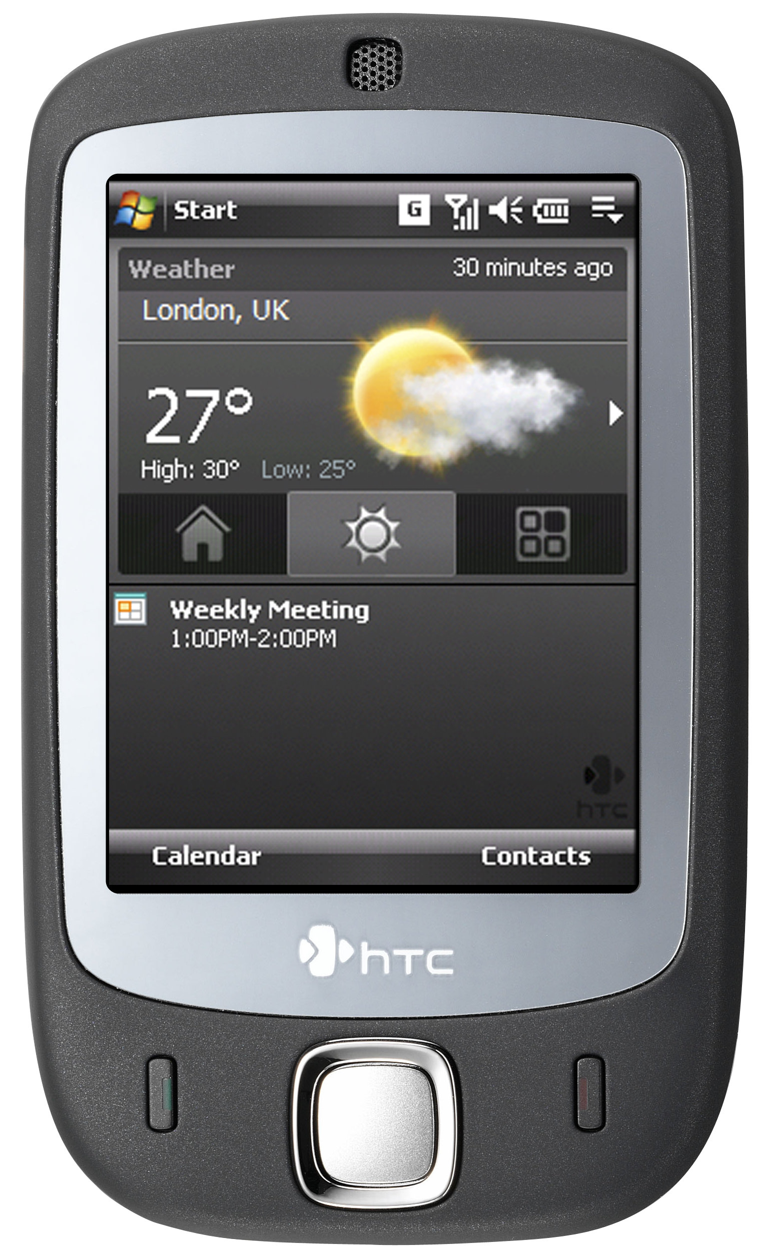 HTC Touch (P3450, ELF) Actual Size Image