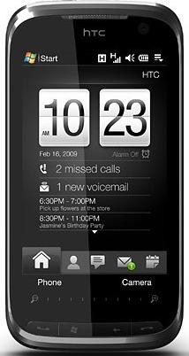 HTC Touch Pro2 Actual Size Image