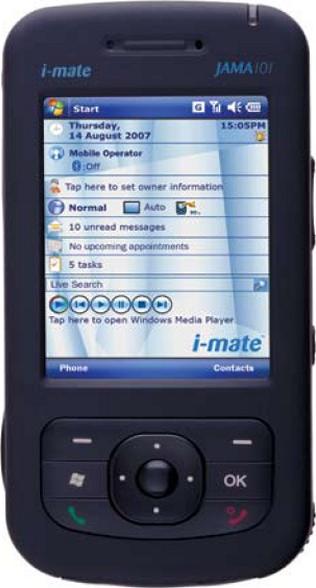 i-mate JAMA 101 Actual Size Image