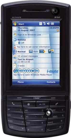 i-mate Ultimate 8150 Actual Size Image