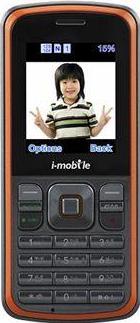 i-mobile Hitz 210 Actual Size Image