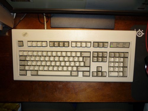 IBM Model M keyboard. Swedish layout. Actual Size Image