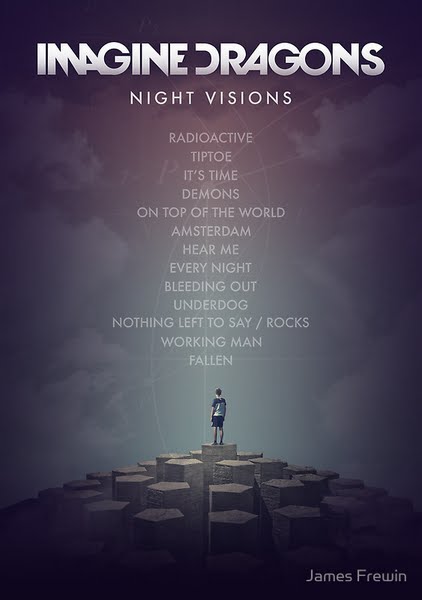 Imagine Dragons Poster Actual Size Image