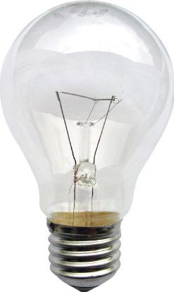 Incandescent light bulb E27 size