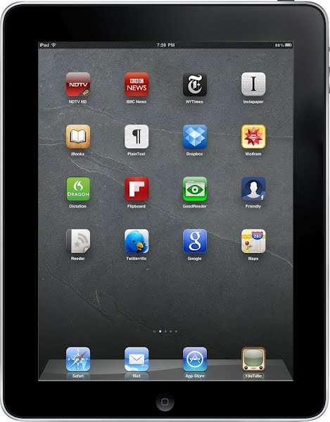 iPad 1 Actual Size Image