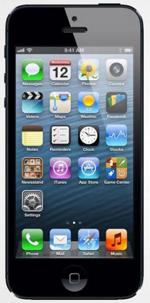 Iphone 5 Actual Size Image