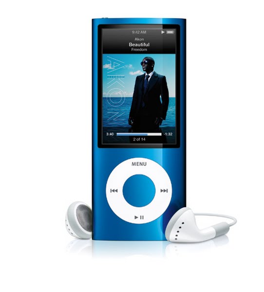 iPod nano 5th generation Actual Size Image