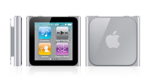 iPod Nano 6 Generation Actual Size Image