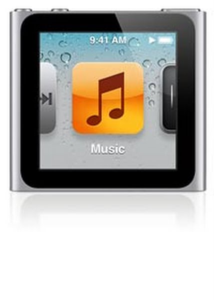 iPod Nano (6th generation) Actual Size Image