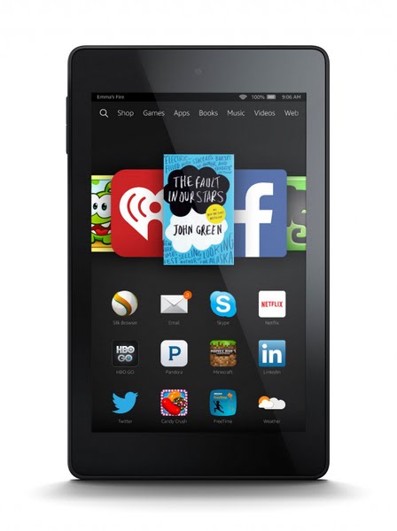 Kindle Fire HD 6 Actual Size Image