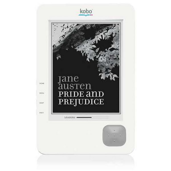 Kobo Wireless E-reader Actual Size Image