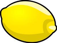 Lemon Actual Size Image