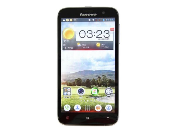 Lenovo A850 Actual Size Image