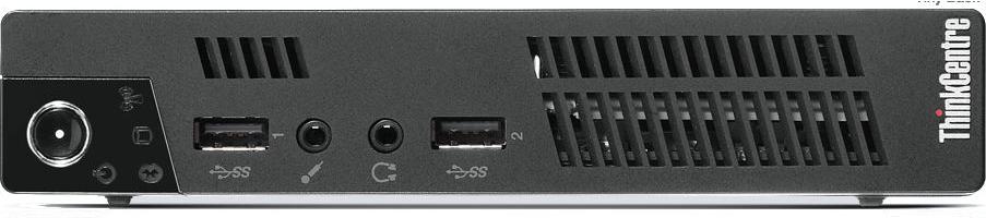 Lenovo ThinkCentre M72e Tiny desktop Actual Size Image