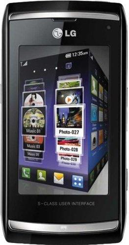 LG GC900 Viewty Smart Actual Size Image