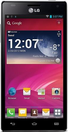 LG Optimus 4X Actual Size Image