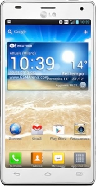 LG Optimus 4X HD P880 Actual Size Image
