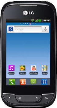 LG Optimus Dual Sim P698 Actual Size Image