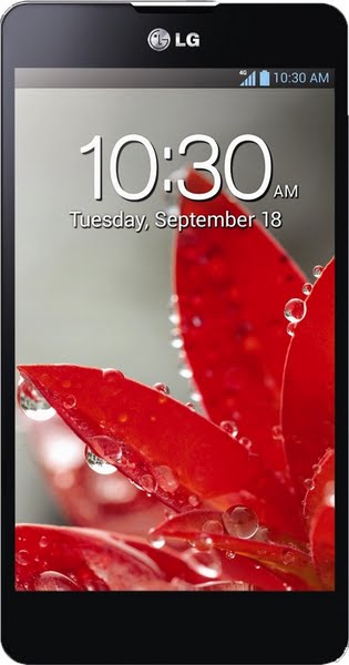 LG Optimus G (2) Actual Size Image