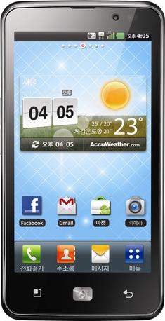 LG Optimus LTE Actual Size Image