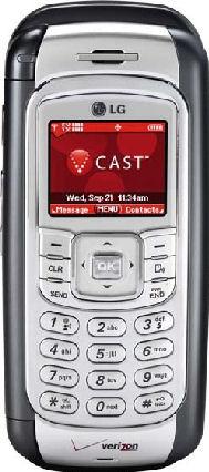 LG VX9800 Actual Size Image