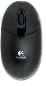 Logitech Ex 100 mouse Actual Size Image