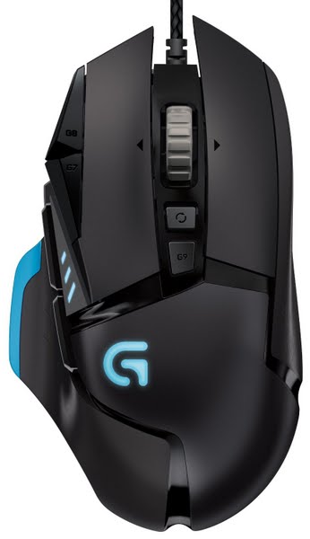 Logitech G502 Actual Size Image