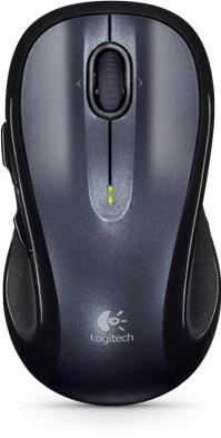 Logitech M510 wireless mouse Actual Size Image