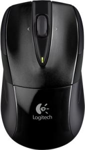 Logitech M525 wireless mouse Actual Size Image
