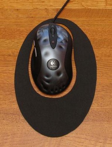 Logitech MX518 Actual Size Image