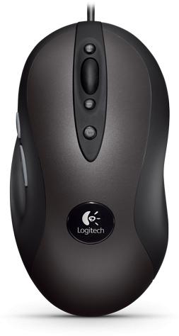 Logitech Optical Gaming Mouse G400 Actual Size Image