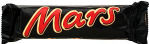 Mars bar Actual Size Image