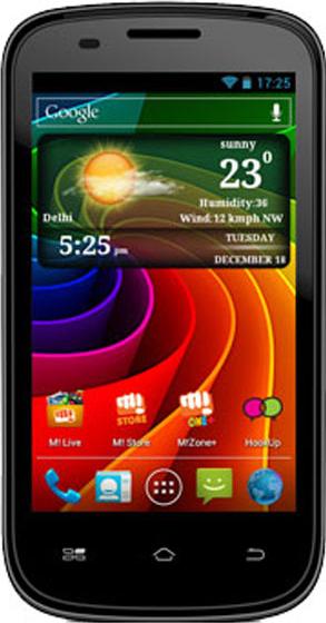 Micromax A89 Actual Size Image