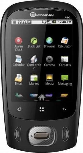 Micromax Andro Actual Size Image