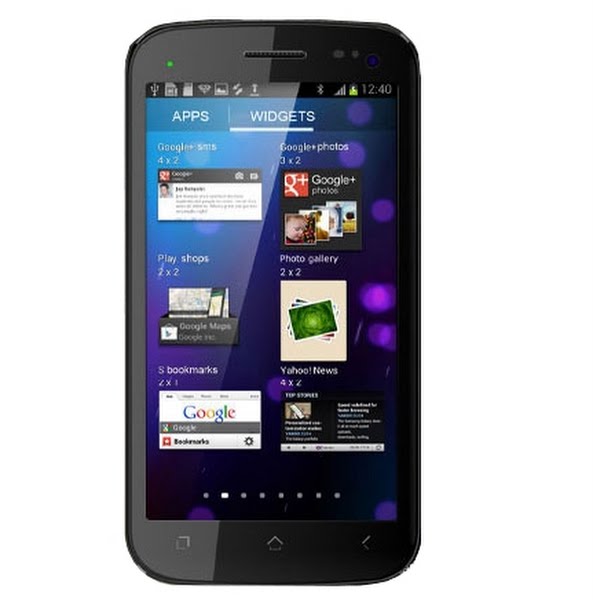 micromax canvas 2 actual size