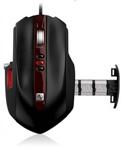 Microsoft Sidewinder Mouse (2) Actual Size Image