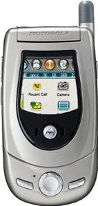 Motorola A760 Actual Size Image