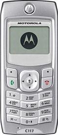 Motorola C117 Actual Size Image
