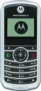 Motorola C118 Actual Size Image