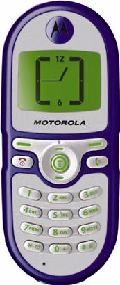 Motorola C200 Actual Size Image
