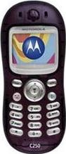 Motorola C250 Actual Size Image
