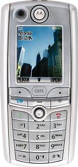 Motorola C975 Actual Size Image