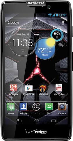 Motorola Droid Razr HD Actual Size Image