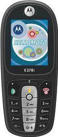 Motorola E378i Actual Size Image