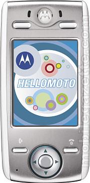 Motorola E680i Actual Size Image