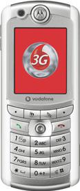 Motorola E770 Actual Size Image