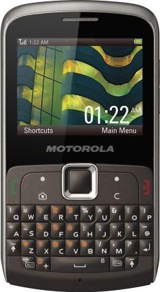 Motorola EX112 Actual Size Image
