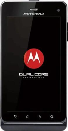 Motorola MILESTONE 3 XT860 Actual Size Image