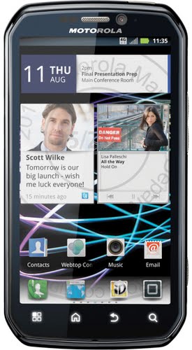 Motorola Photon 4G Actual Size Image