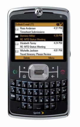 Motorola Q9c Actual Size Image